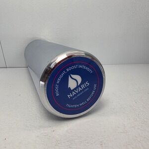 Navaris Gym Pin Extender Weight Barbell Attachment Silver 10mm READ! Weight Only